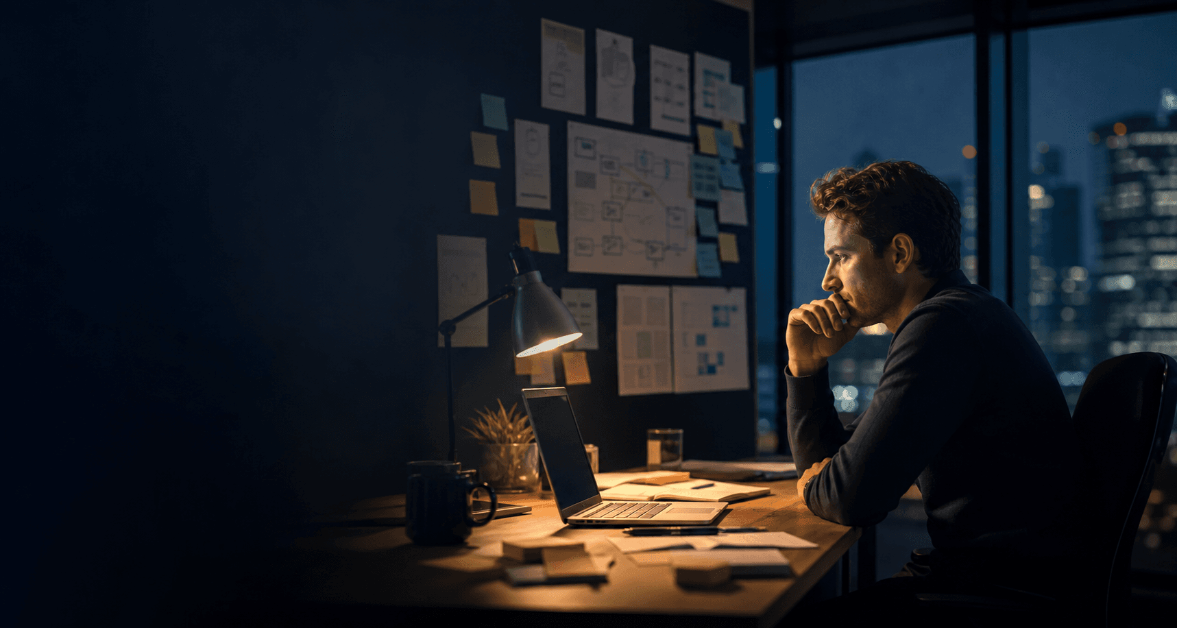 A founder working through a difficult startup decision